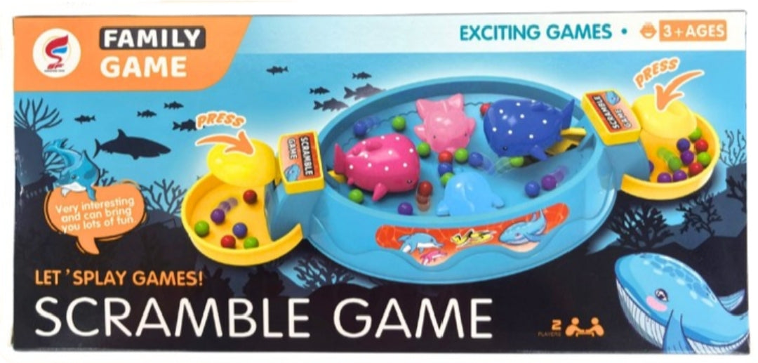 Scramble Game Interactive Tabletop Set – 2-Player Ball Launching Fun