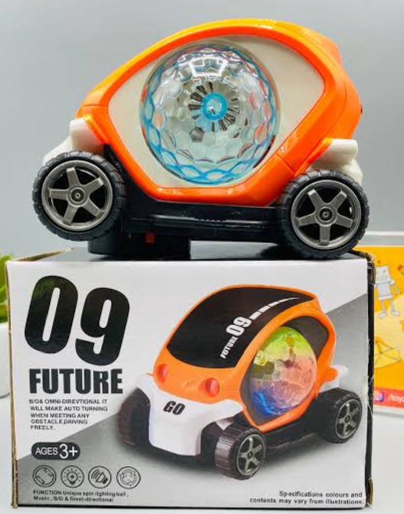 Future 09 Omni-Directional Disco Stunt Car with LED Projection