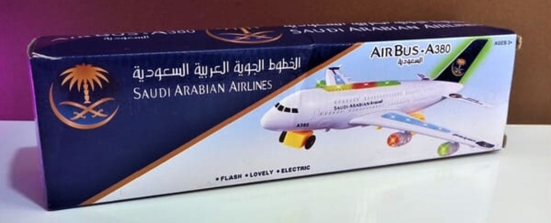 Saudi Arabian Airlines Airbus A380 Electric Toy Plane