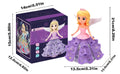 Musical Angel Girl Fairy Doll with Flashing Lights and Swivel Action