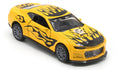 High-Speed Yellow Muscle Car – Flame & Skull Racing Series