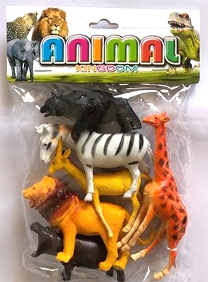 Animal Kingdom 6-Piece Wild Safari Figure Set
